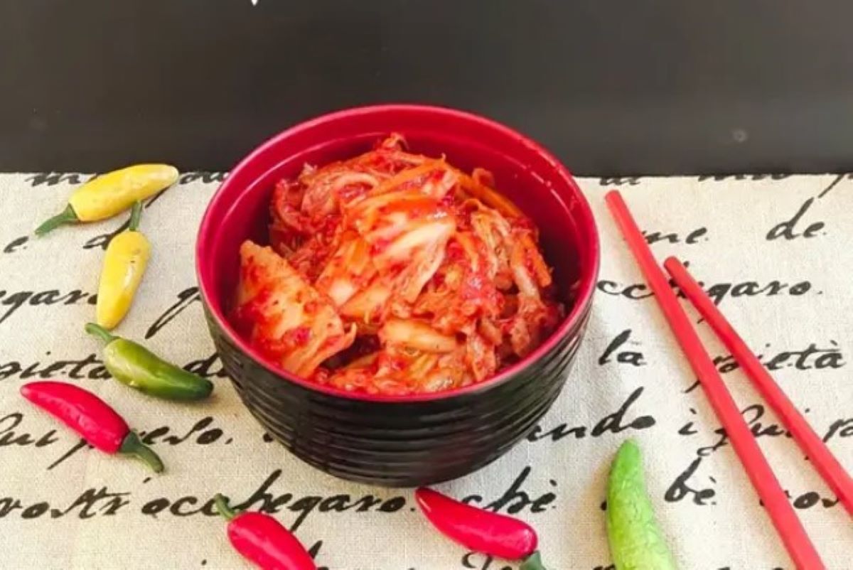 Kimchi lobak homemade untuk santapan di rumah. (Cookpad)