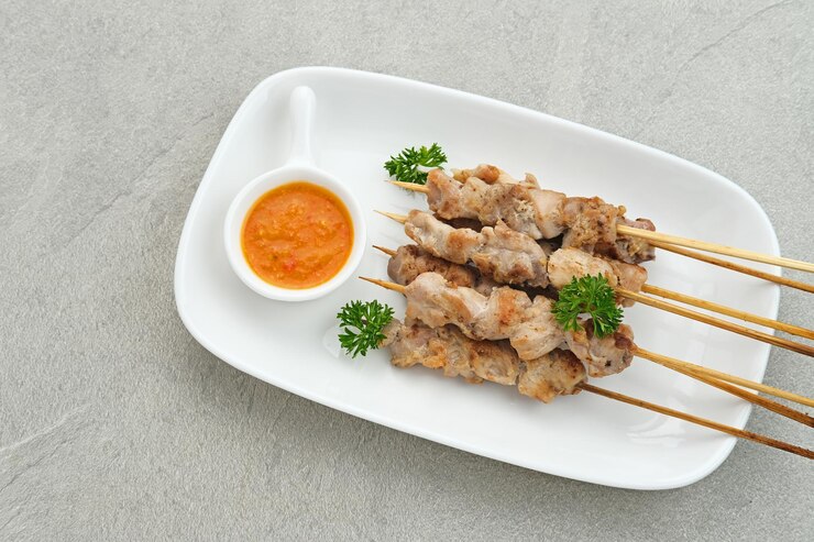 Ilustrasi sate taichan