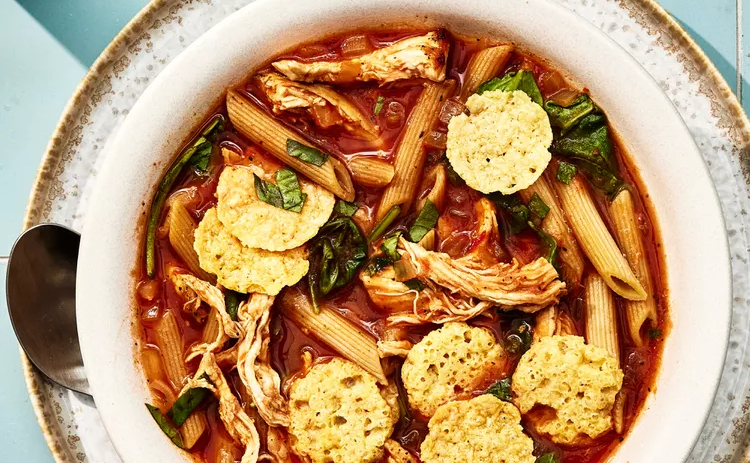 Sup chicken parmesan yang cocok untuk makan malam