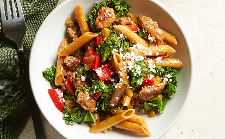 Kale sosis pasta yang cocok untuk menu diet