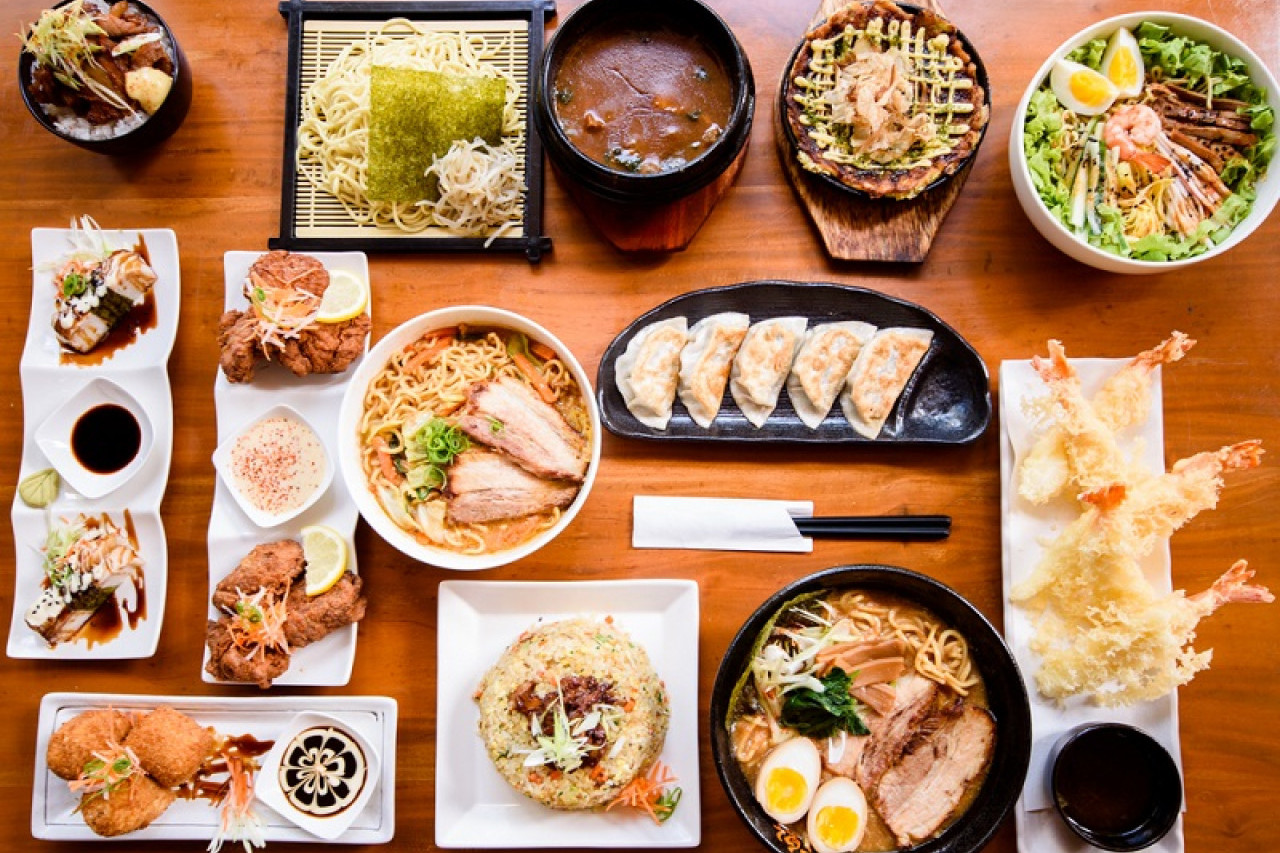Ilustrasi makanan Jepang