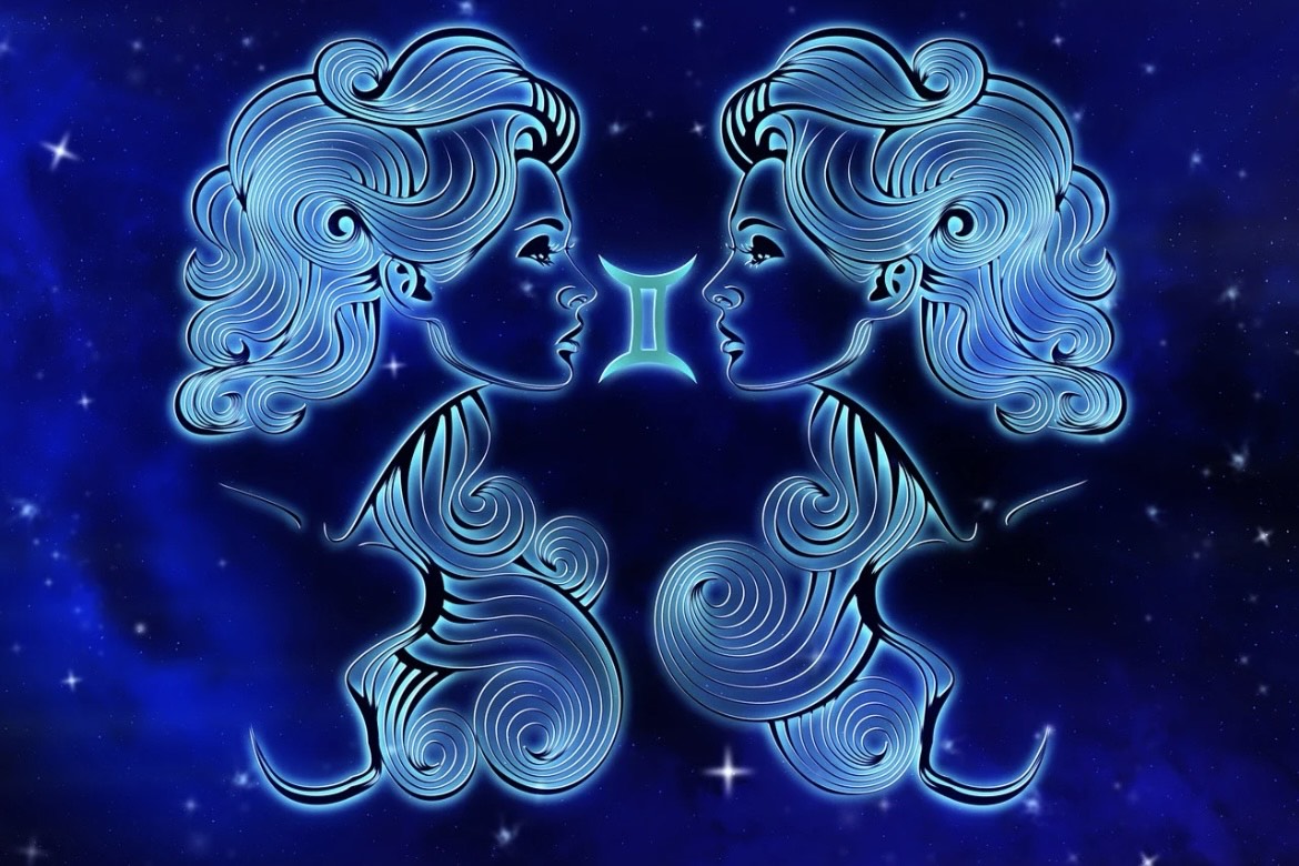 Ilustrasi tanda zodiak gemini