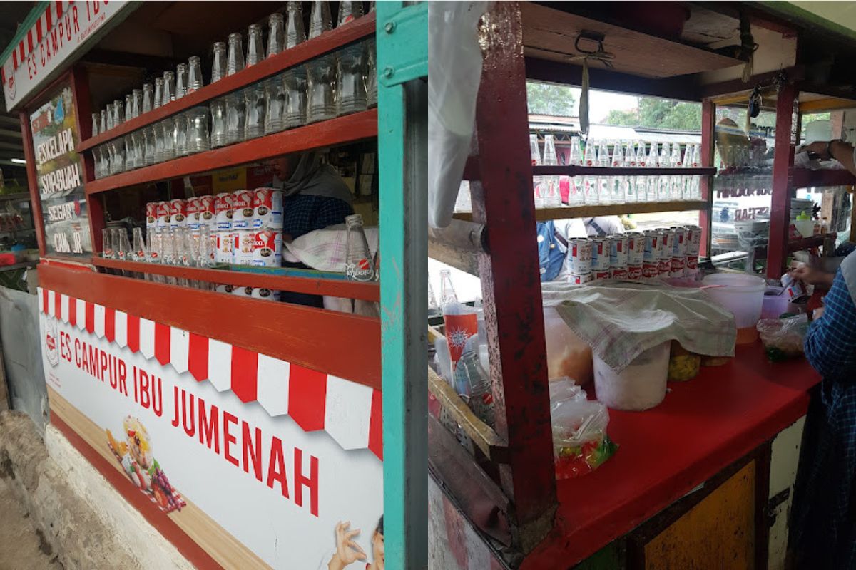 Salah satu kedai sop buah di Cirebon