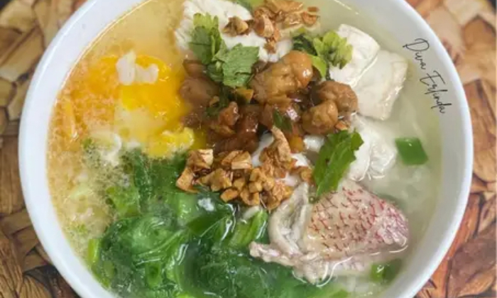 Bubur ikan khas Pontianak yang penuh kelezatan