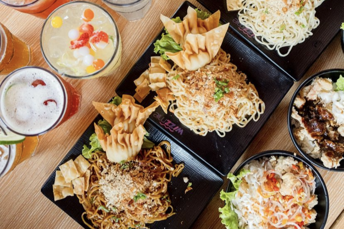 Hidangan kuliner mie di Wizzmie