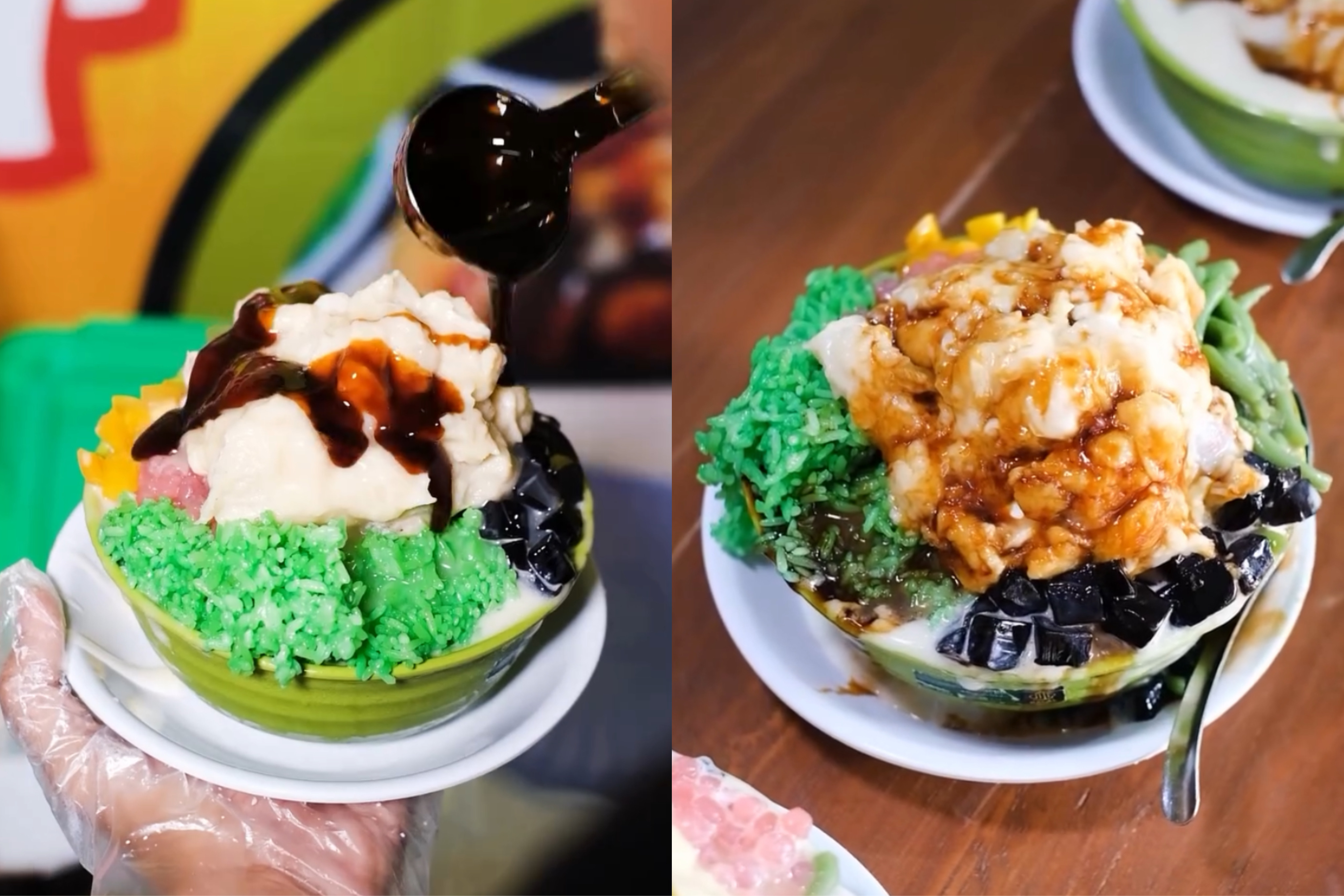 Es durian yang penyajiannya super bar-bar di Dawet Durian Bar Bar