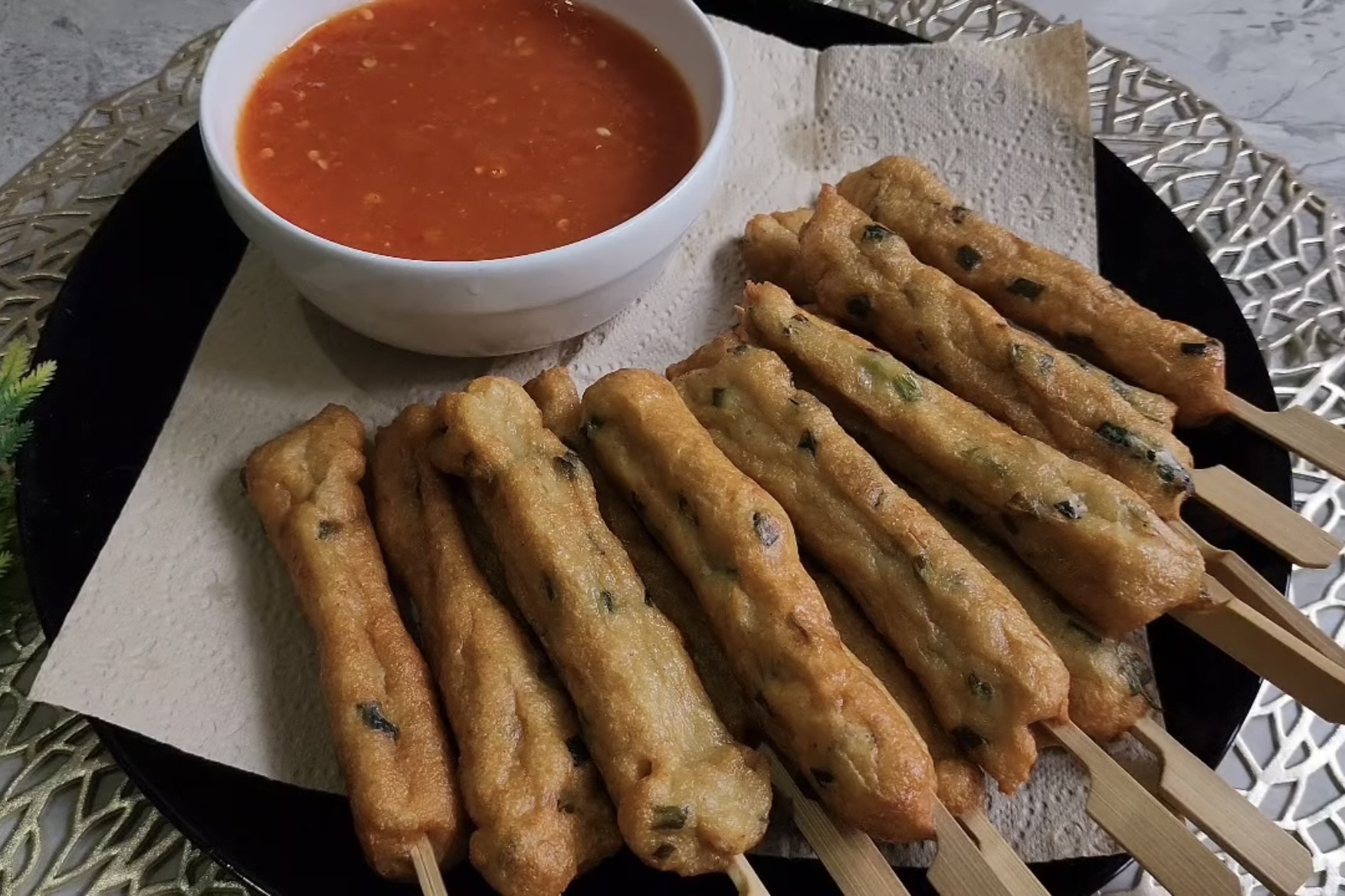 Otak-otak gorengan rumahan