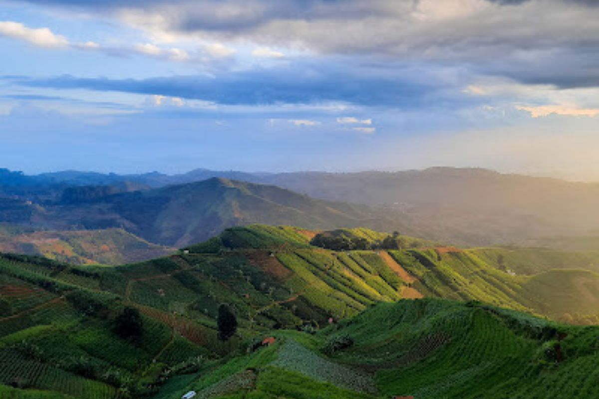 Terasering Panyaweuyan di Majalengka