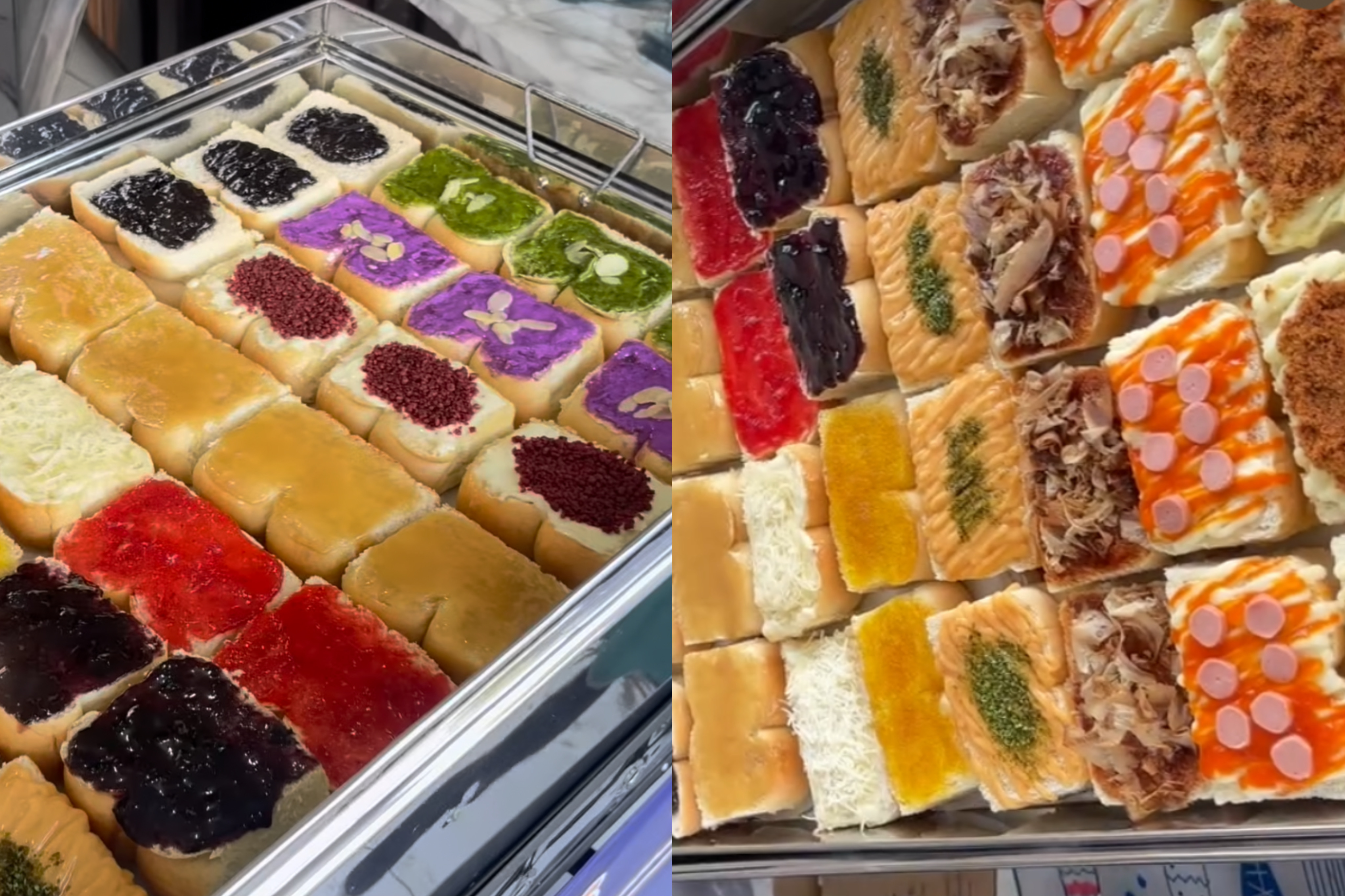 Hidangan roti kukus ala Thailand dalam kukusan