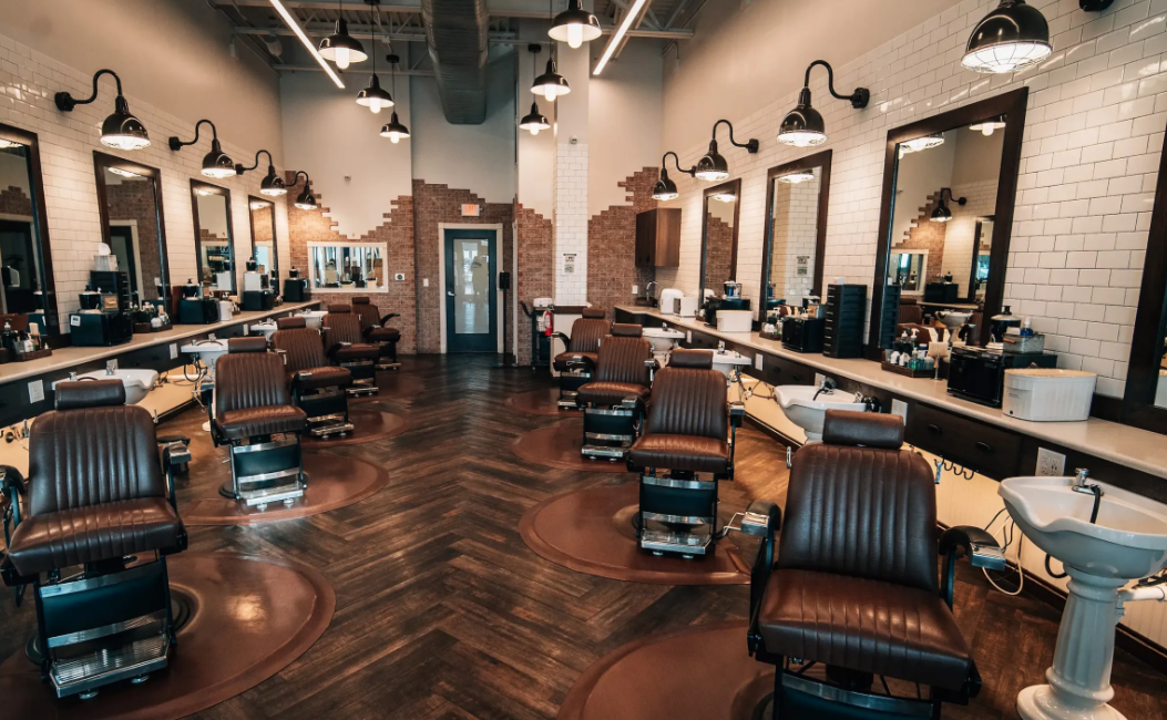 Ilustrasi barbershop murah dengan kualitas bintang lima