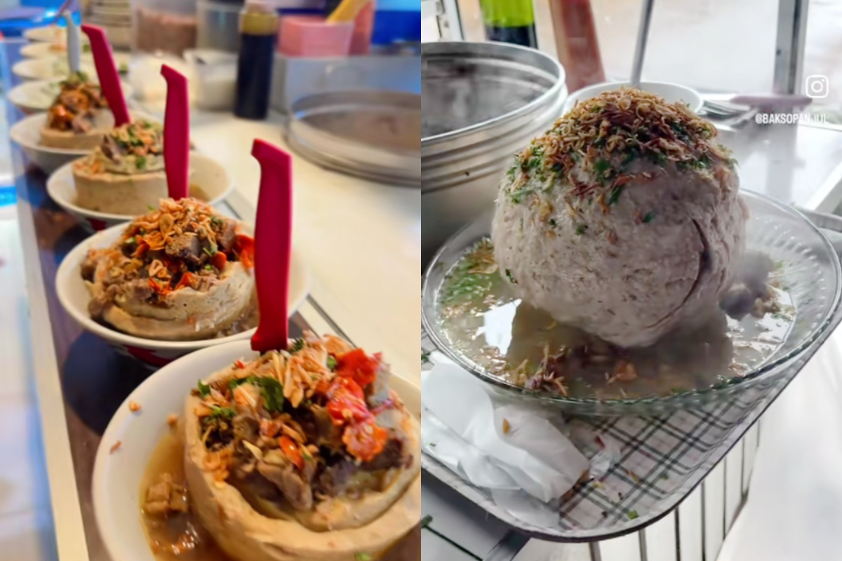 Hidangan bakso di Majalengka