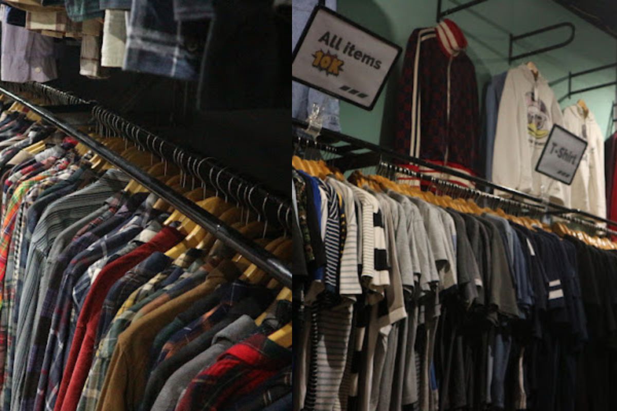 Salah satu toko thrift di Cirebon, DATS STORE.