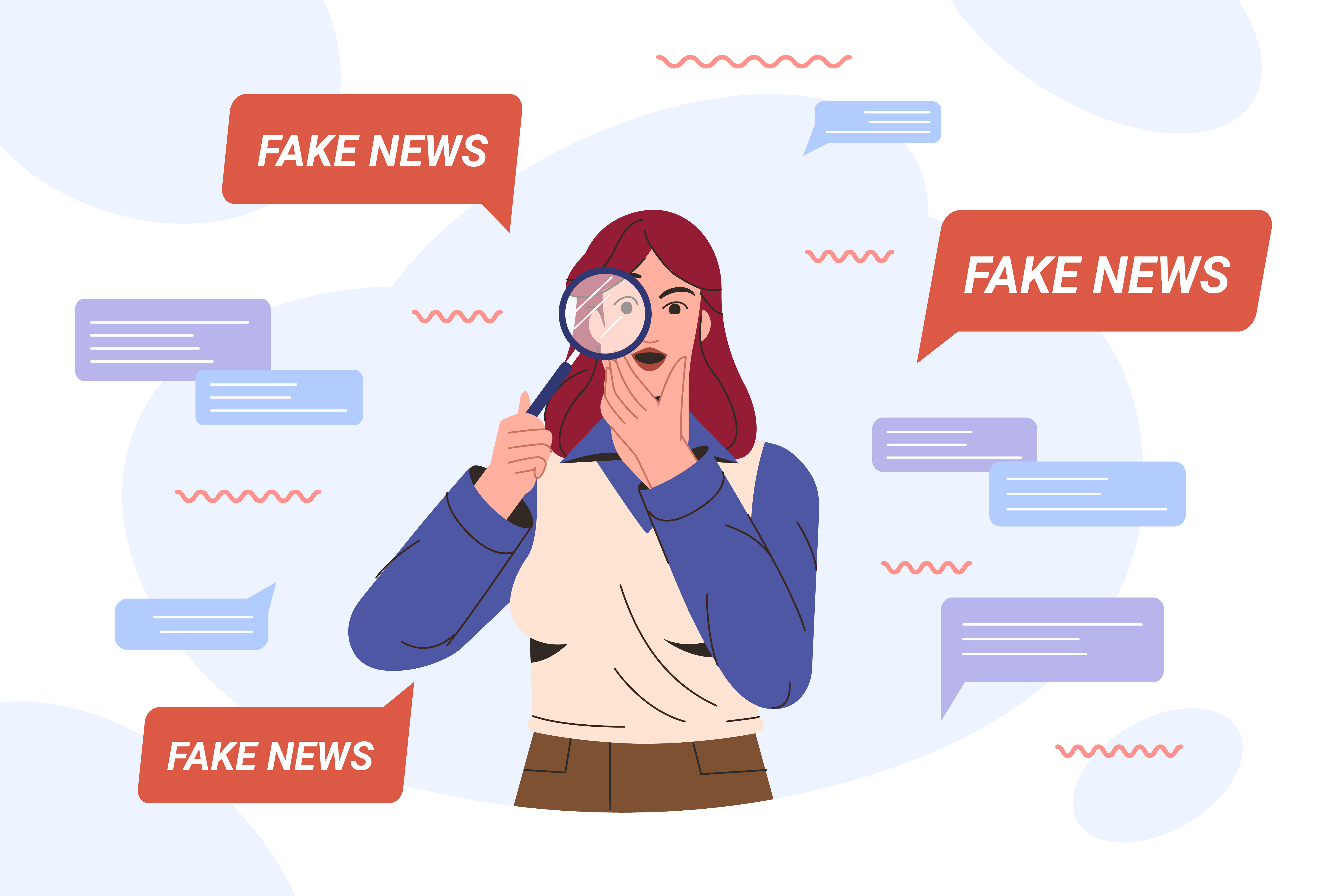 Ilustrasi konten hoax