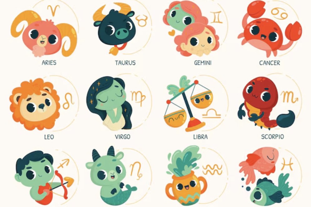 Ilustrasi zodiak paling kerja keras