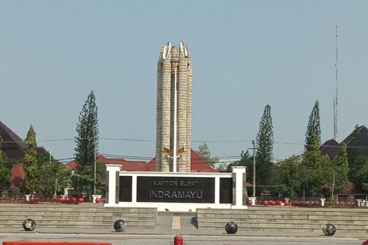Kawasan Pendopo Bupati Indramayu. (Fathnur Rohman/Antara)