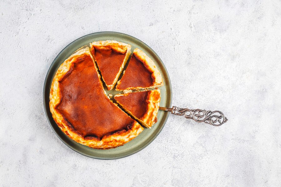 Resep burnt cheesecake