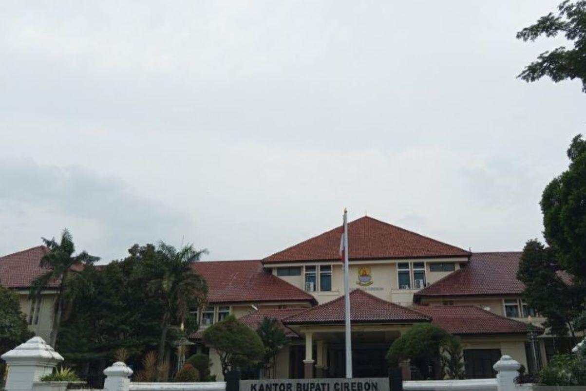 Kantor Bupati Cirebon. (Fathnur Rohman/Antara)