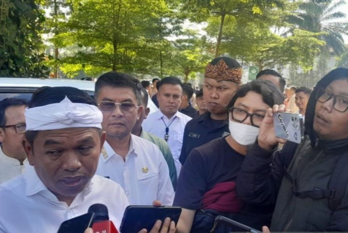 Gubernur Jawa Barat Dedi Mulyadi. (Ricky Prayoga/Antara)