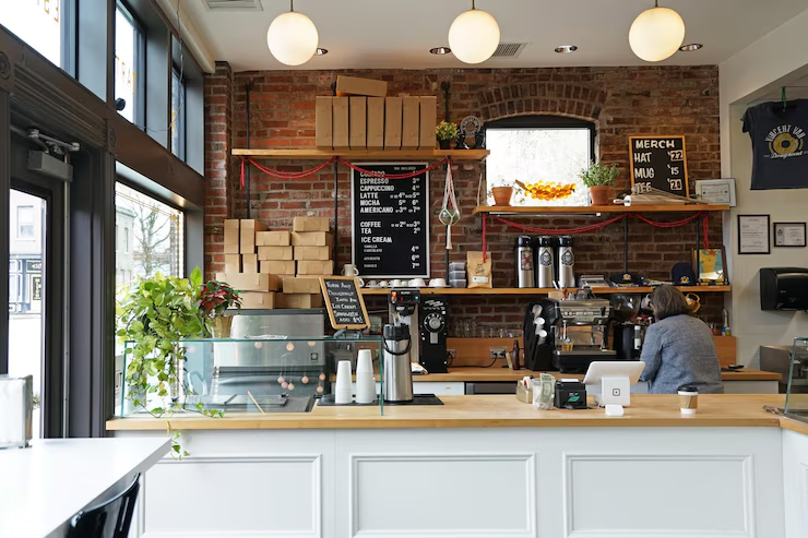 Ilustrasi kafe. (Freepik)