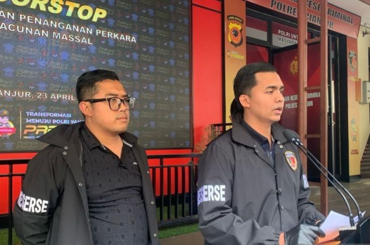 Kasatreskrim Polres Cianjur AKP Tono Listianto. (Ahmad Fikri/Antara)