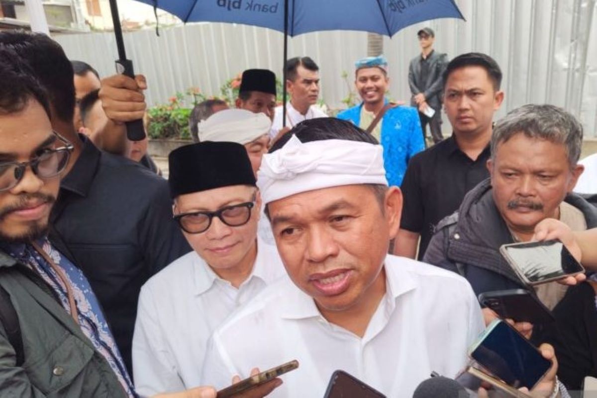 Gubernur Jawa Barat Dedi Mulyadi. (Ricky Prayoga/Antara)
