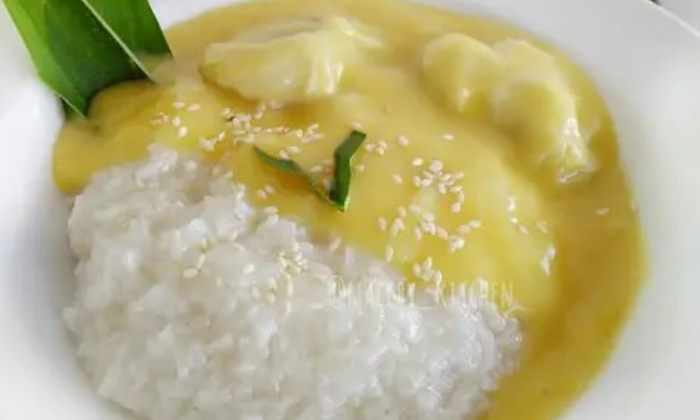 Ketan durian. (cookpad)