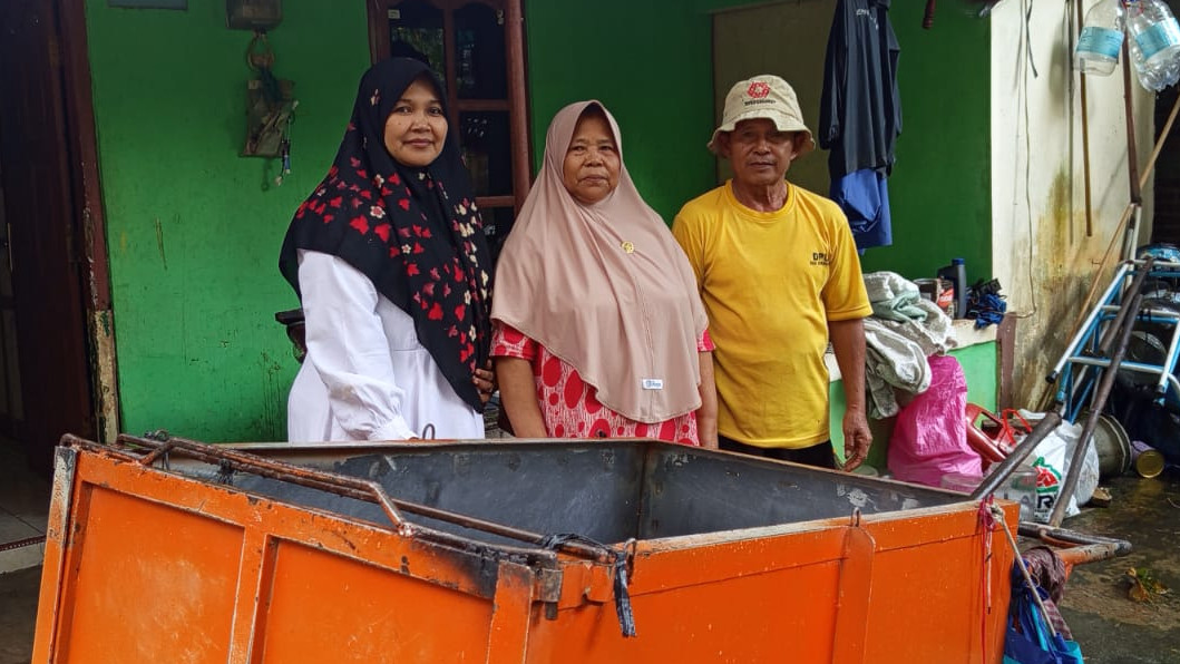 Legiman dan istrinya, Baniyah, calon jemaah haji dari Kabupaten Semarang (Dok. kemenag.go.id)