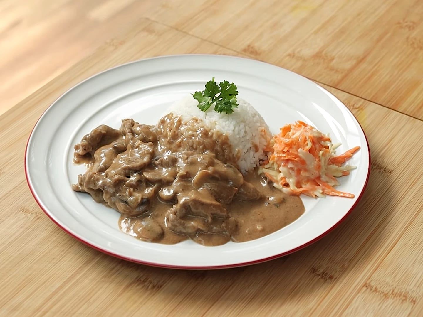 Resep creamy beef mushroom