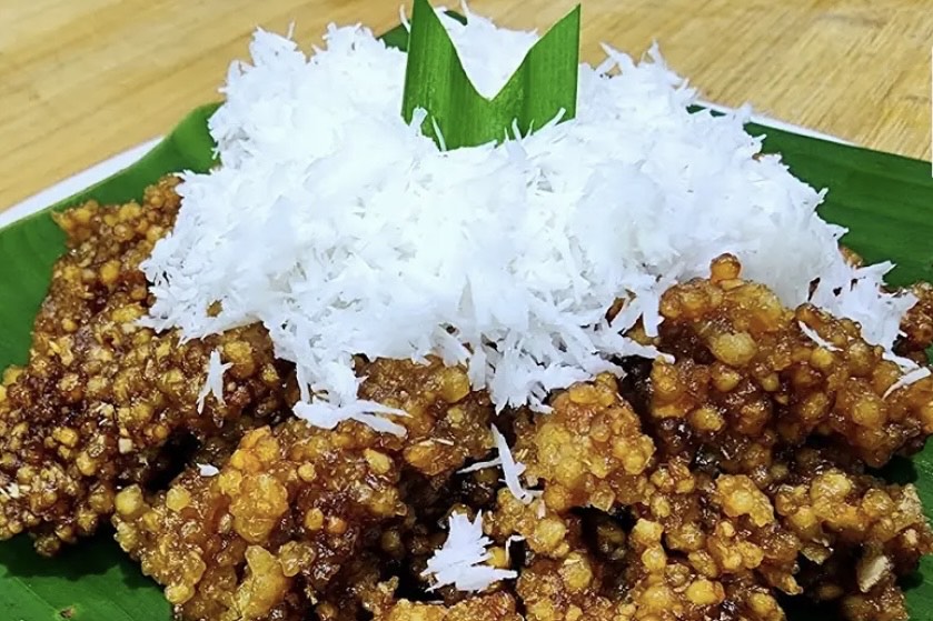 Resep tiwul jajanan pasar (Dok. YouTube Ceceromed Kitchen)