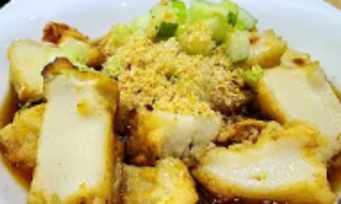 Resep pempek sutra putih telur.(tangkap layar YouTube Ceceromed Kitchen)