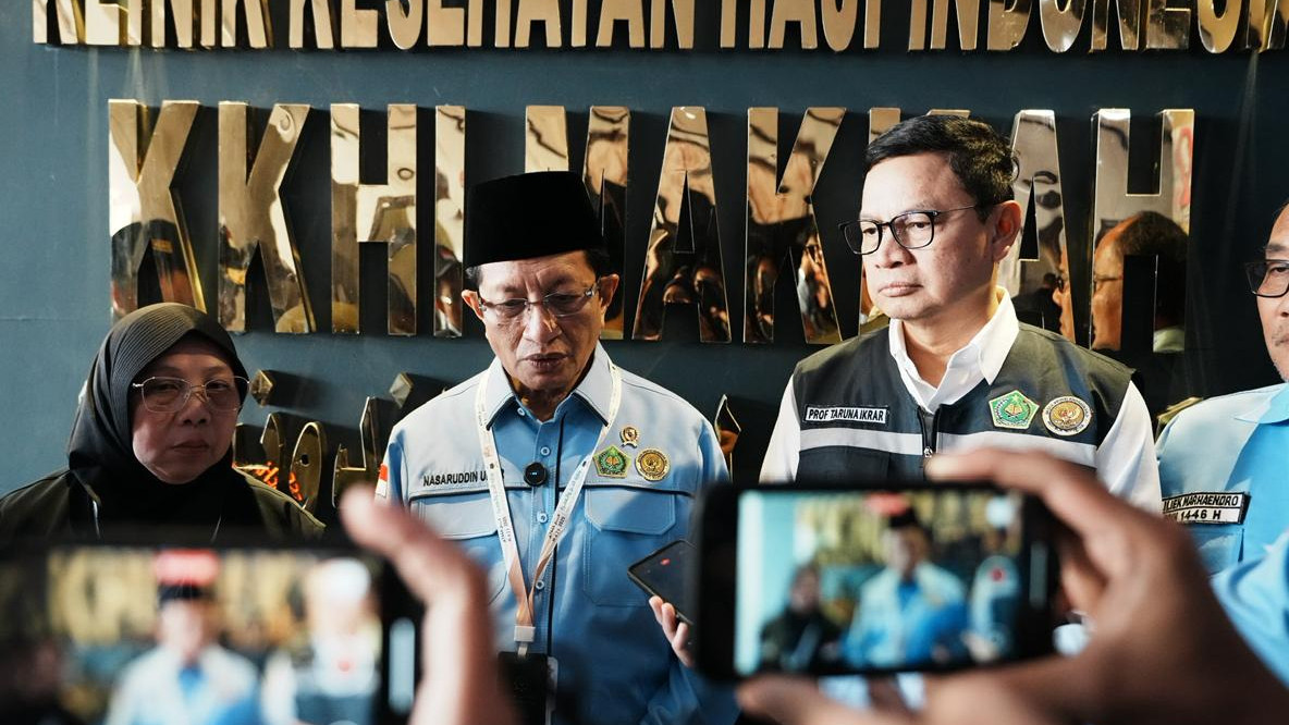 Menag Nasaruddin Umar memastikan kesiapan layanan kesehatan jemaah haji Indonesia dan membahas perizinan operasional dengan otoritas Arab Saudi (Dok. Kemenag.go.id)