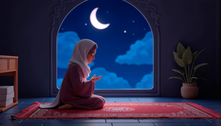 Ilustrasi jadwal sholat (Dok. Freepik)