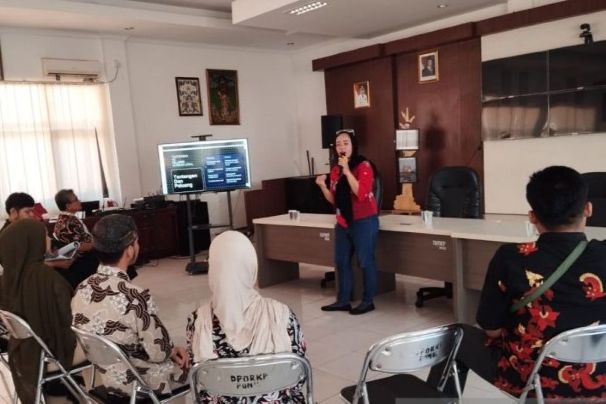 Pelatihan dan pembinaan pengelola museum di Cirebon. (Disbudpar Kota Cirebon/Antara)