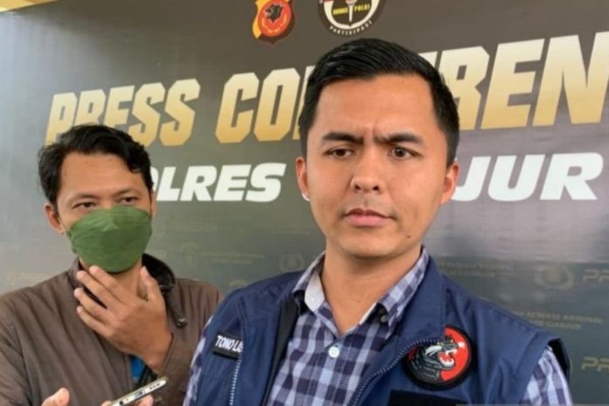 Kasatreskrim Polres Cianjur AKP Tono Listianto. (Ahmad Fikri/Antara)