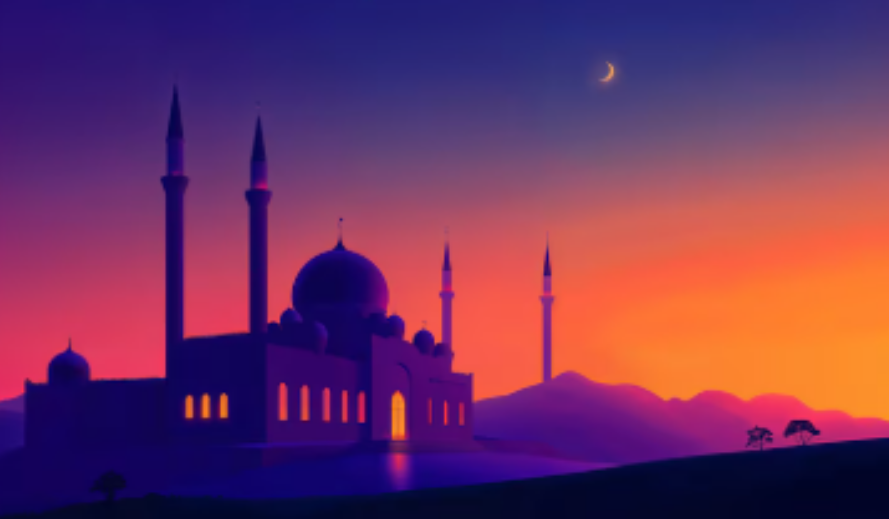 Ilustrasi jadwal sholat (Dok. Freepik)