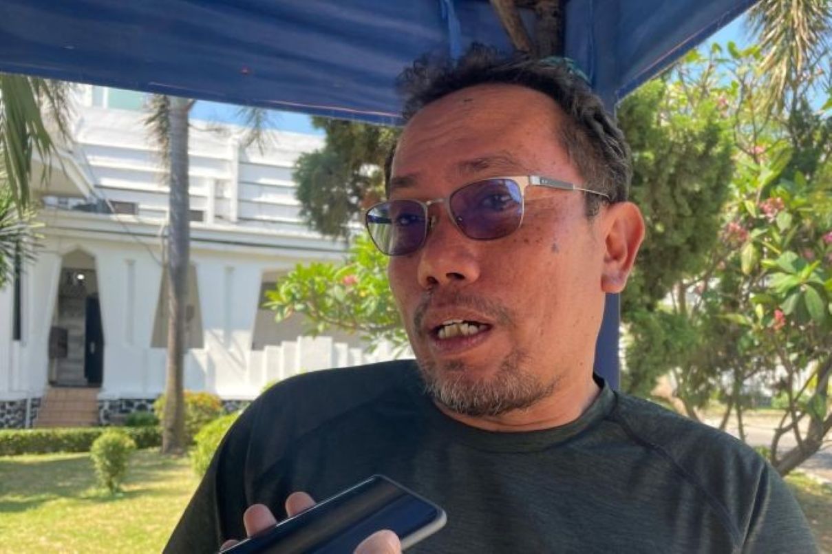 Kepala Satpol PP Kota Cirebon Edi Siswoyo. (Fathnur Rohman/Antara)