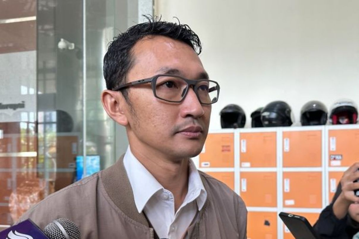 Juru Bicara Komisi Pemberantasan Korupsi Budi Prasetyo. (Rio Feisal/Antara)
