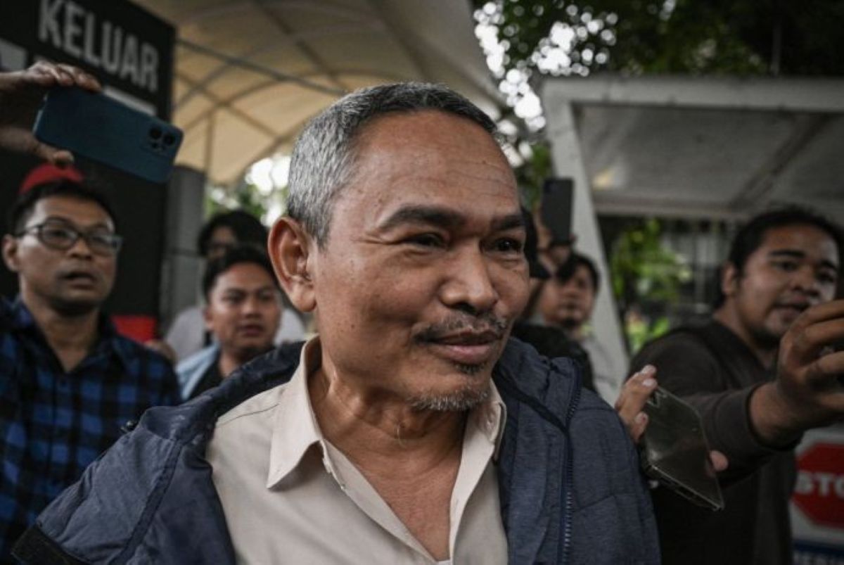 Tersangka kasus dugaan korupsi yang juga anggota DPR Fraksi Partai NasDem Satori. (Fauzan/Antara)