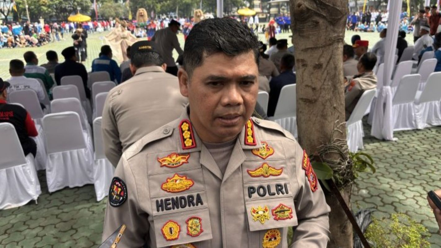 Kabidhumas Polda Jawa Barat Kombespol Hendra Rochmawan. (Rubby Jovan/Antara)