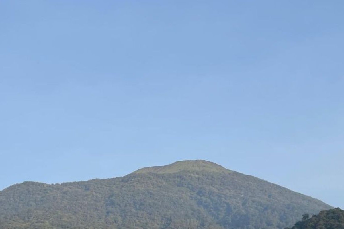 Kondisi kawasan Gunung Ciremai di Kabupaten Kuningan. (Fathnur Rohman/Antara)