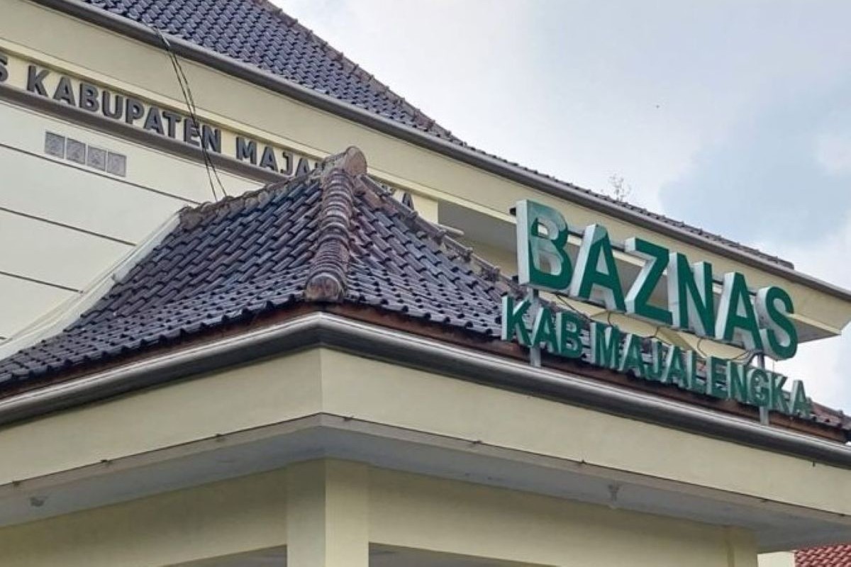 Kantor Baznas Kabupaten Majalengka. (Fathnur Rohman/Antara)