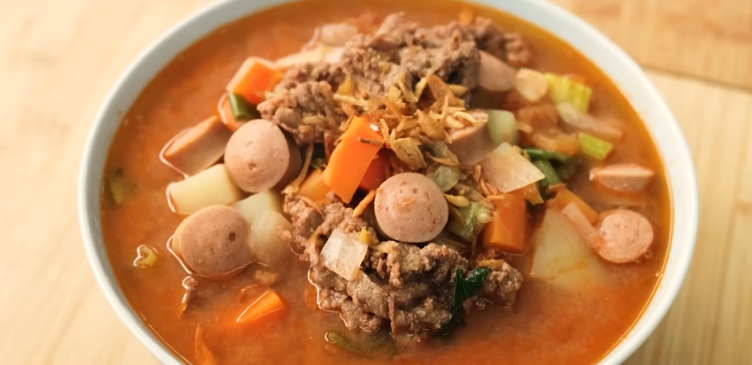 Resep sup daging tomat (YouTube Devina Hermawan)