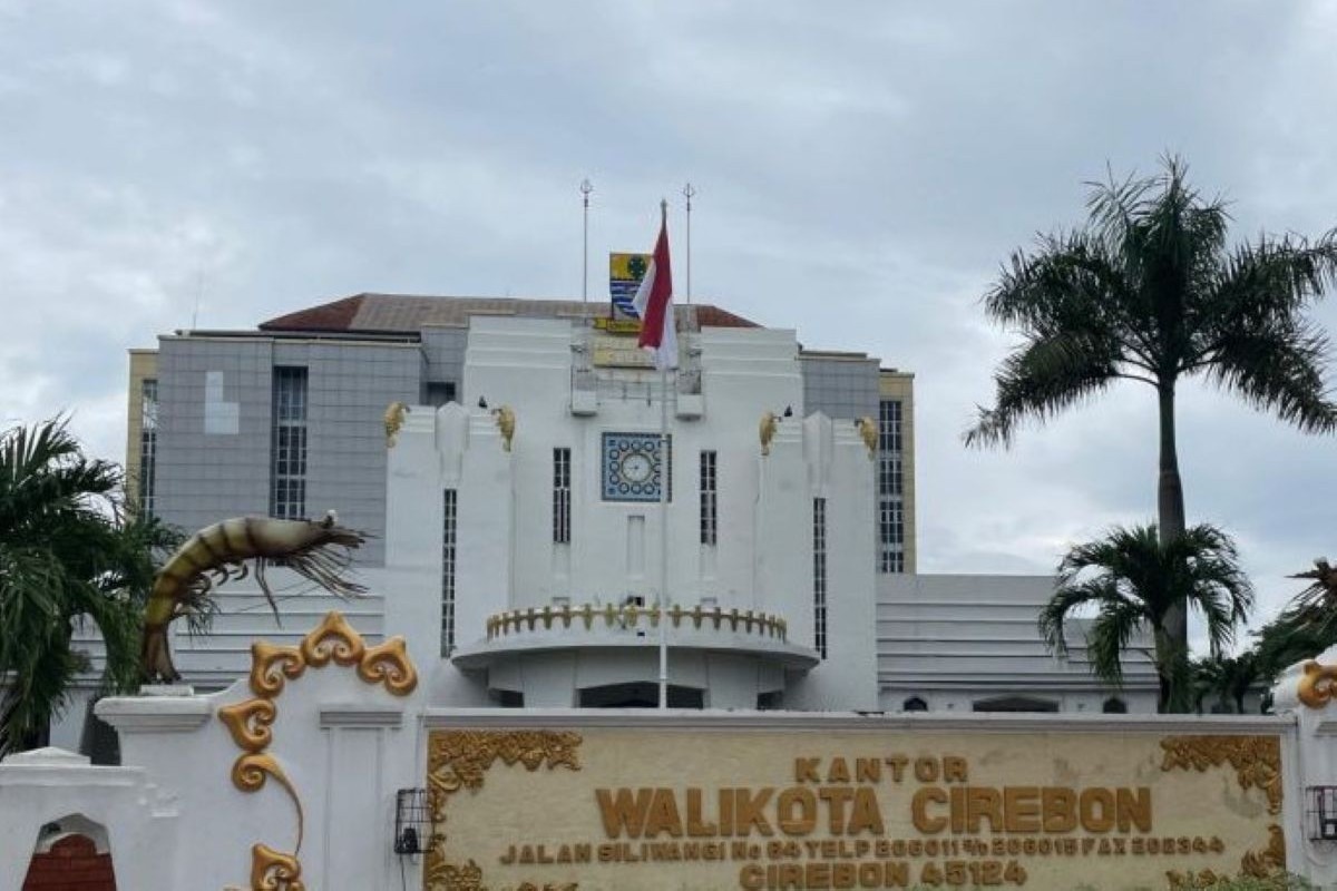 Ilustrasi Kantor Wali Kota Cirebon. (Fathnur Rohman/Antara)