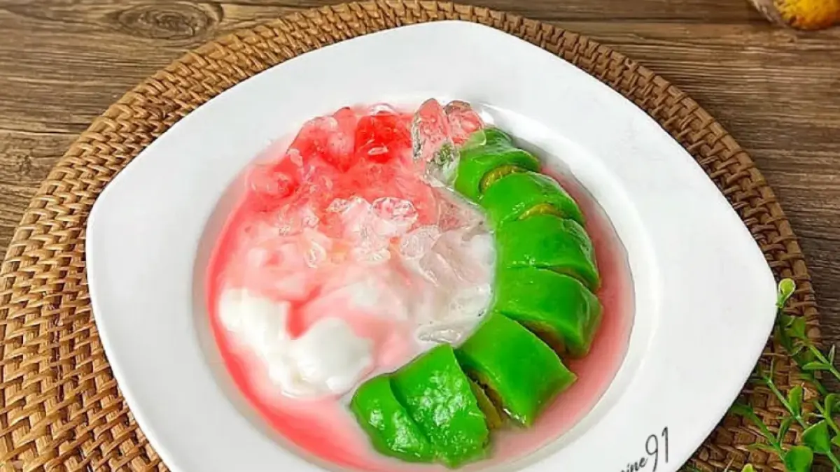 Cara membuat es pisang ijo (Dok. Cookpad) 