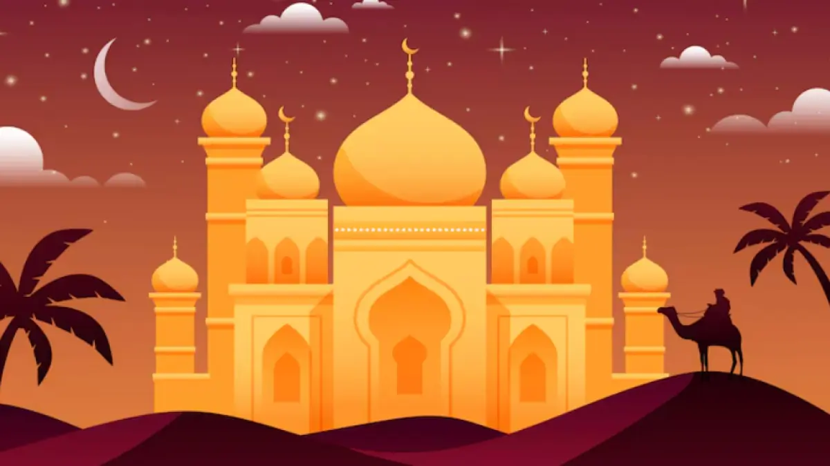 Ilustrasi jadwal buka puasa (Freepik) 