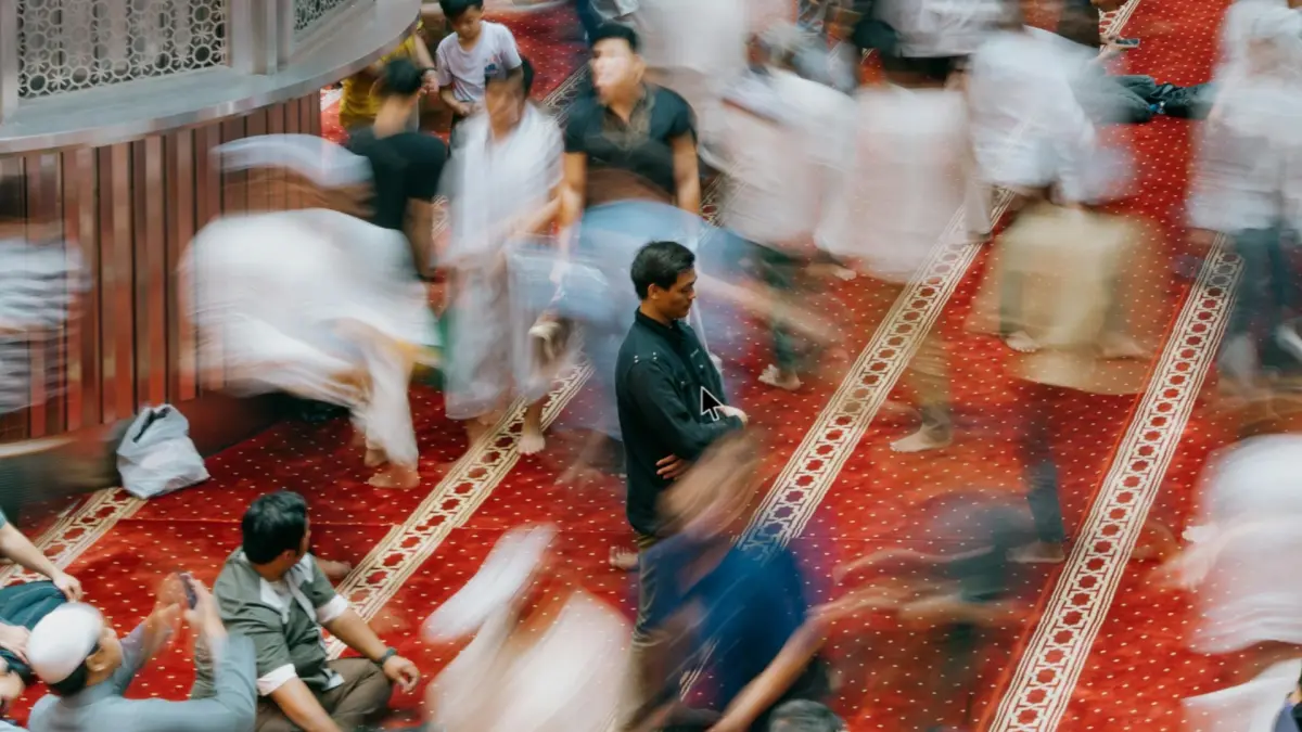 Ilustrasi jadwal sholat (Pexels)