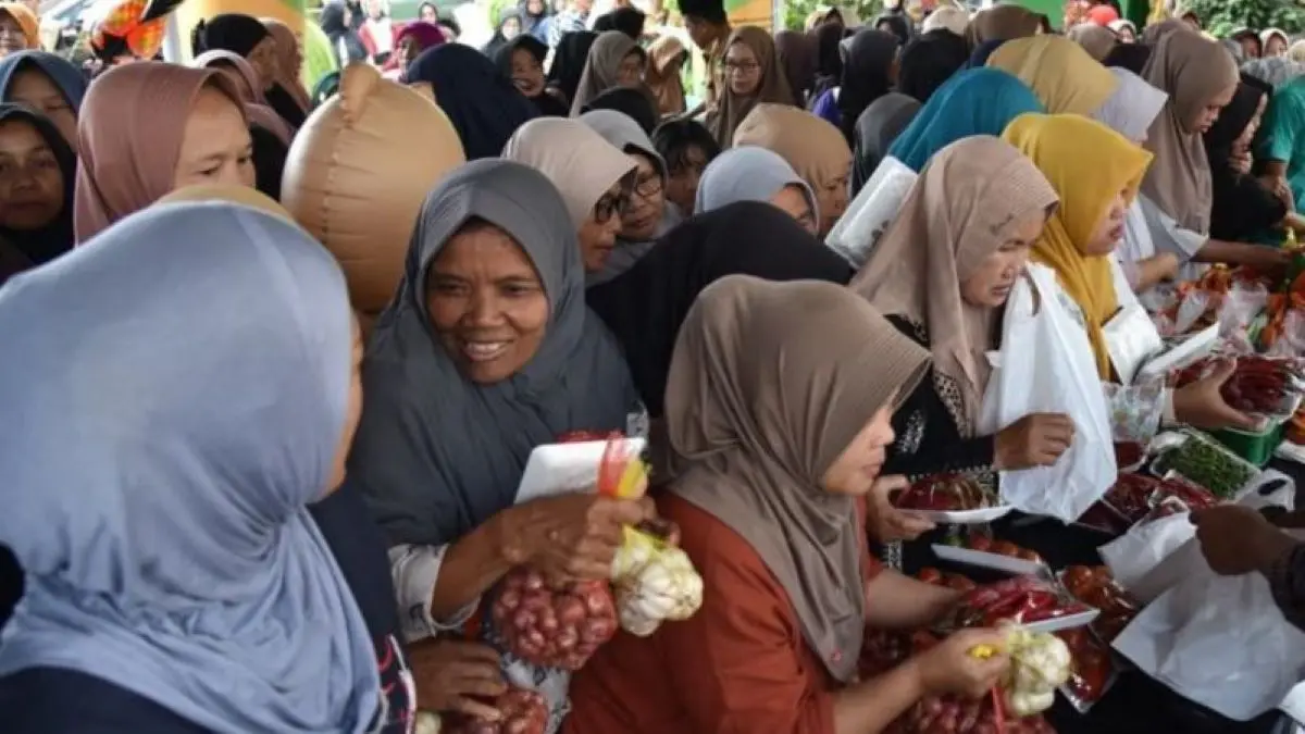 Pelaksanaan program GPM di Kabupaten Kuningan. (Fathnur Rohman/Antara)