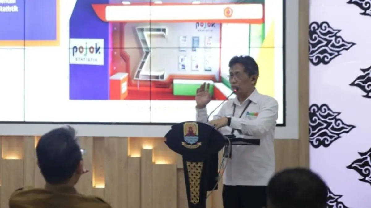 Pemaparan program Desa Cantik oleh BPS di Cirebon. (Fathnur Rohman/Antara)