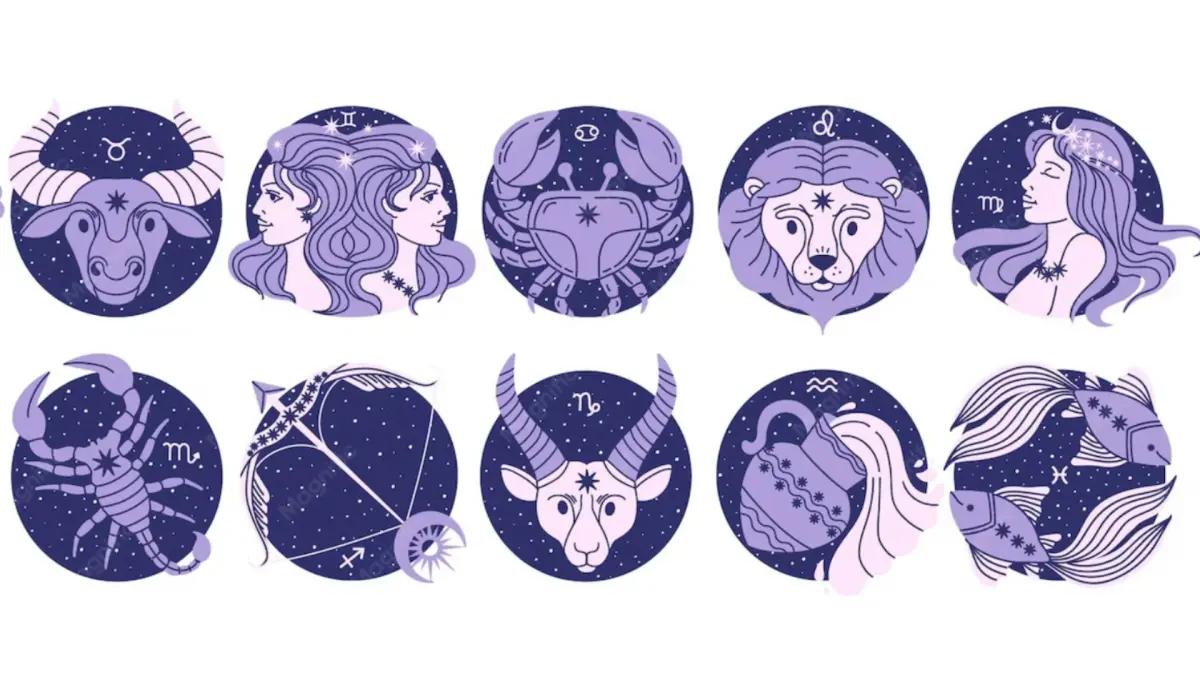 Ilustrasi tanda zodiak (Magnific)