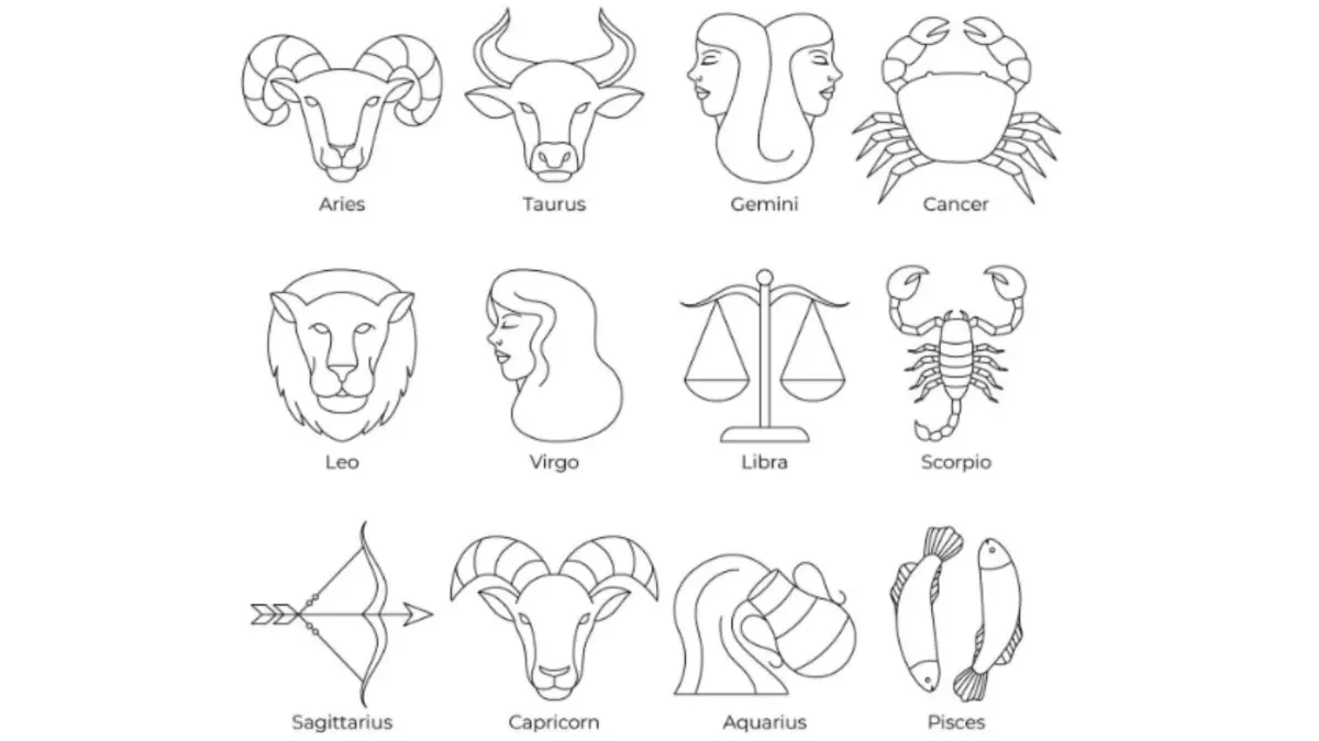 Ilustrasi zodiak (Magnific)